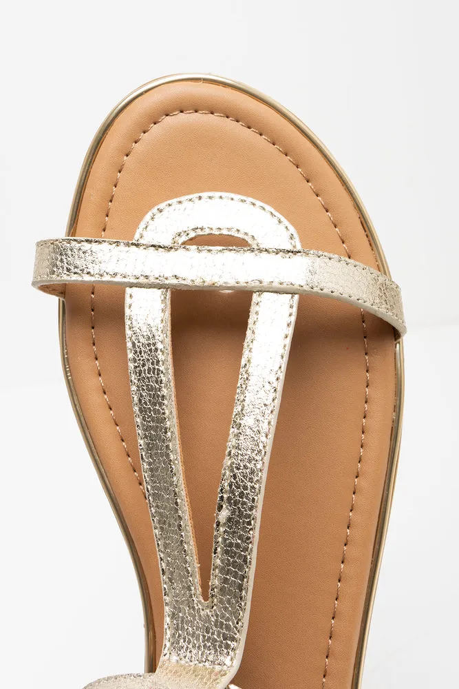 Strappy Sandal Gold