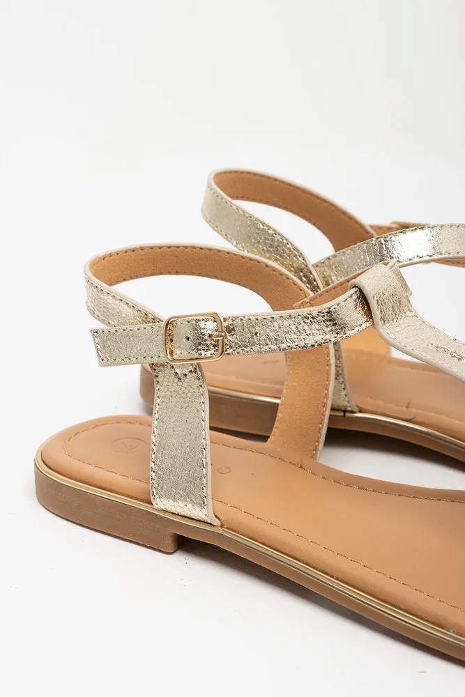 Strappy Sandal Gold