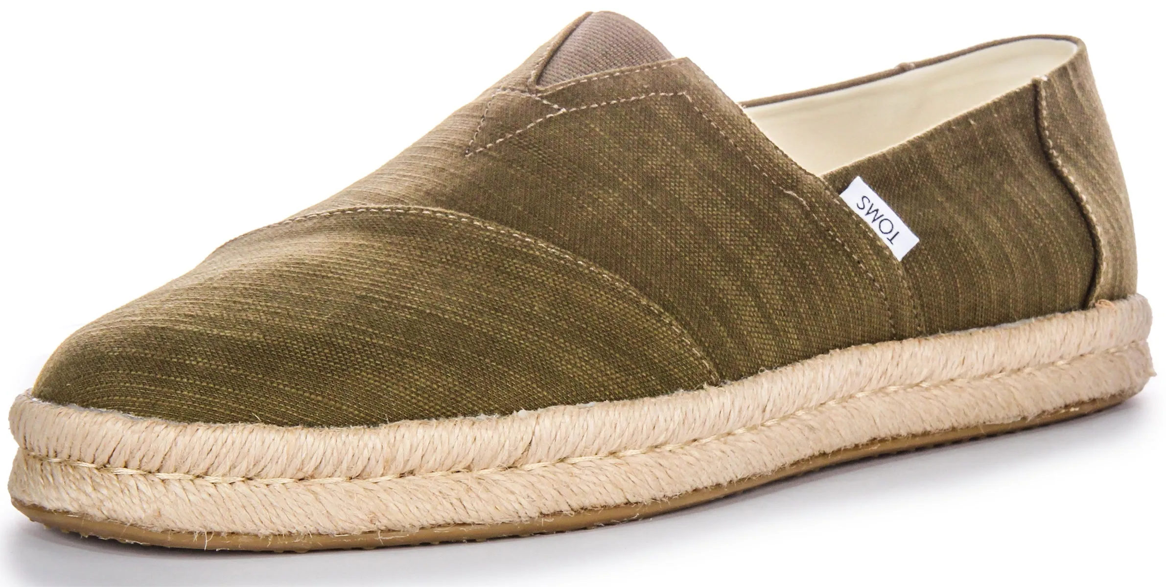 Toms Alpargata Alrop In Olive For Men