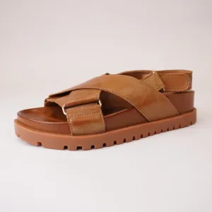 Ubari Toffee Leather Sandals