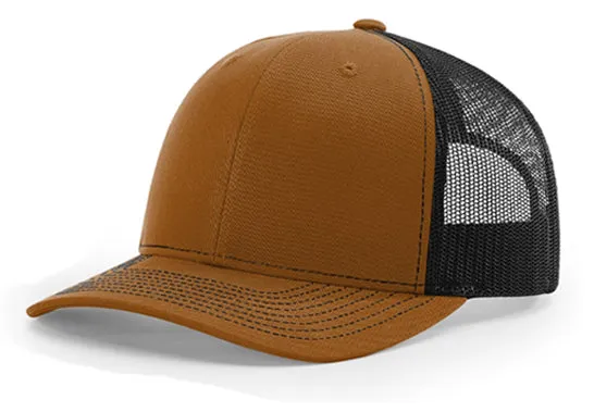 Unisex Custom Leather Patch Snapback Trucker Hats