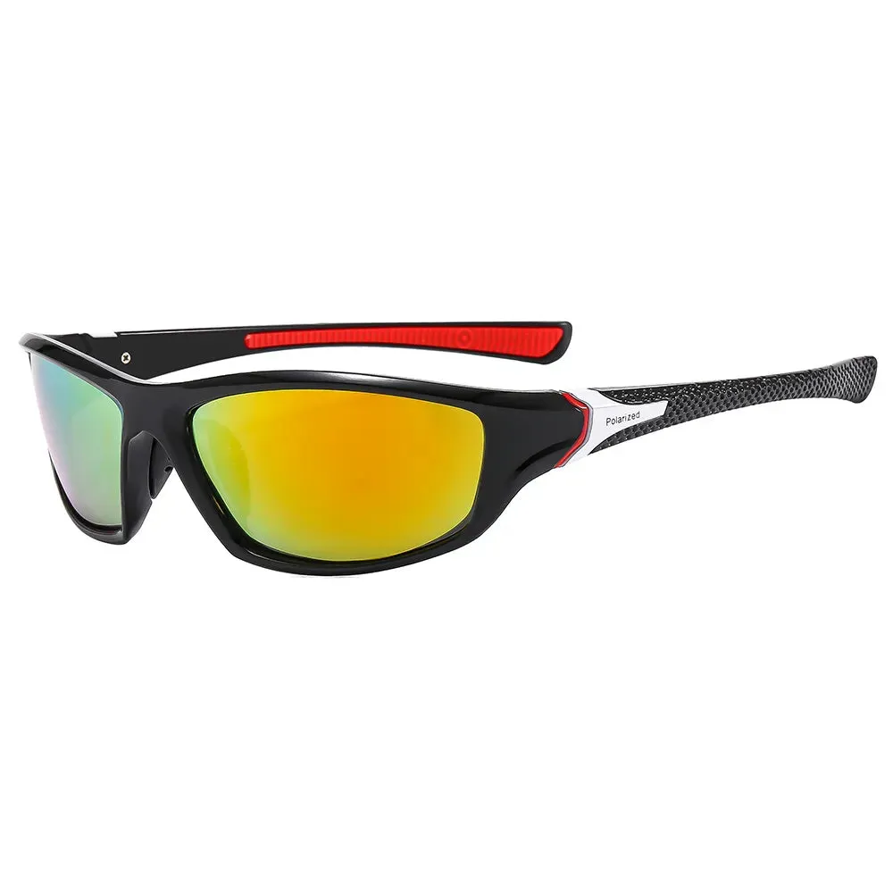 UV400 Polarized Night Vision Sunglasses Sports Driving Protection Men's Outdoor Riding Glasses