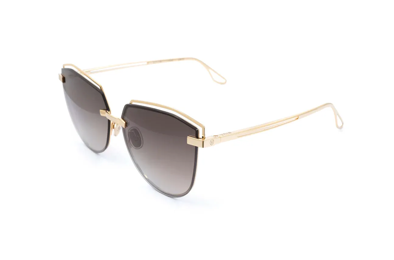 Yniq Lindsey Vonn Edt One - Gold Sunglasses